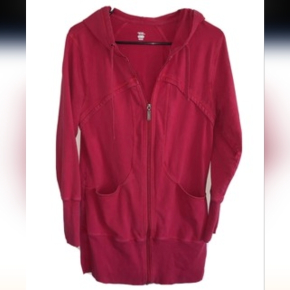 Jockey Tunic Length Hoodie Bright Pink Soft Cotton SIZE XL - Picture 2 of 7